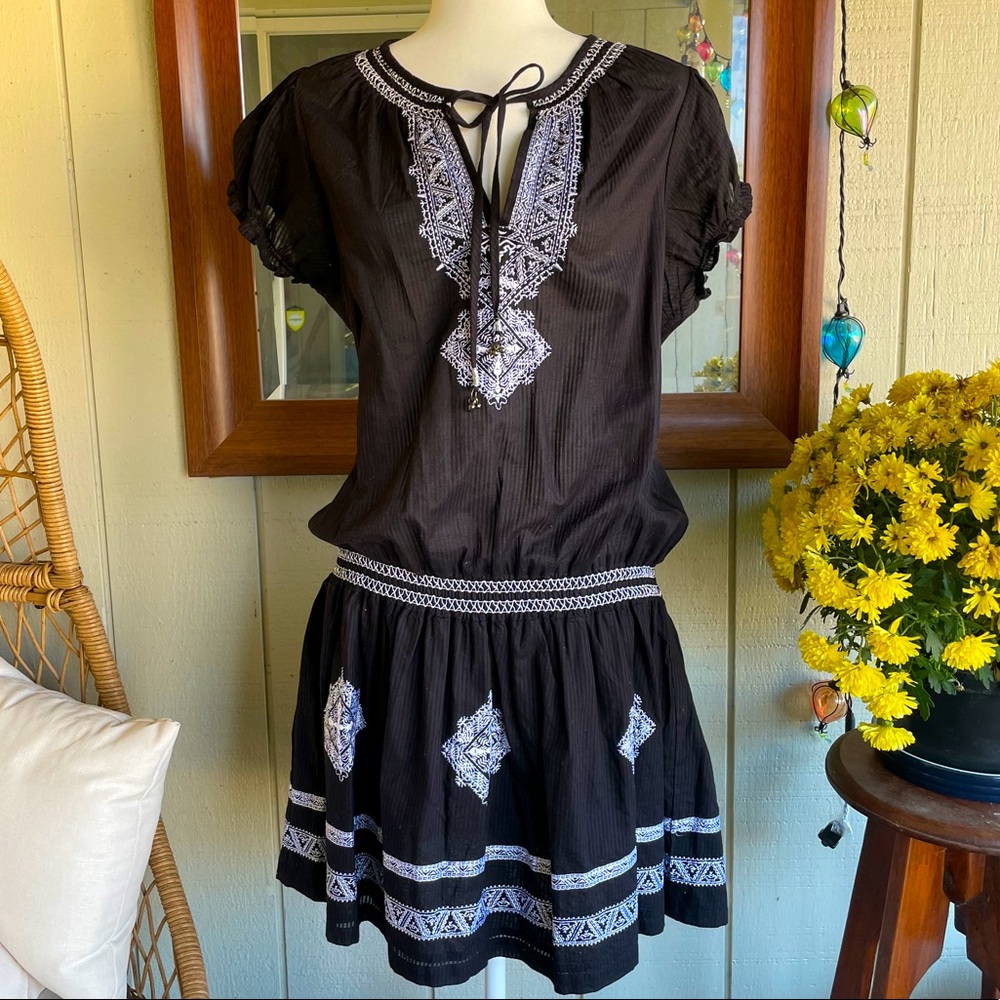 Romeo & Juliet Black Boho Dress